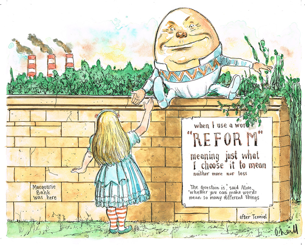 Humpty Dumpty, Reformer